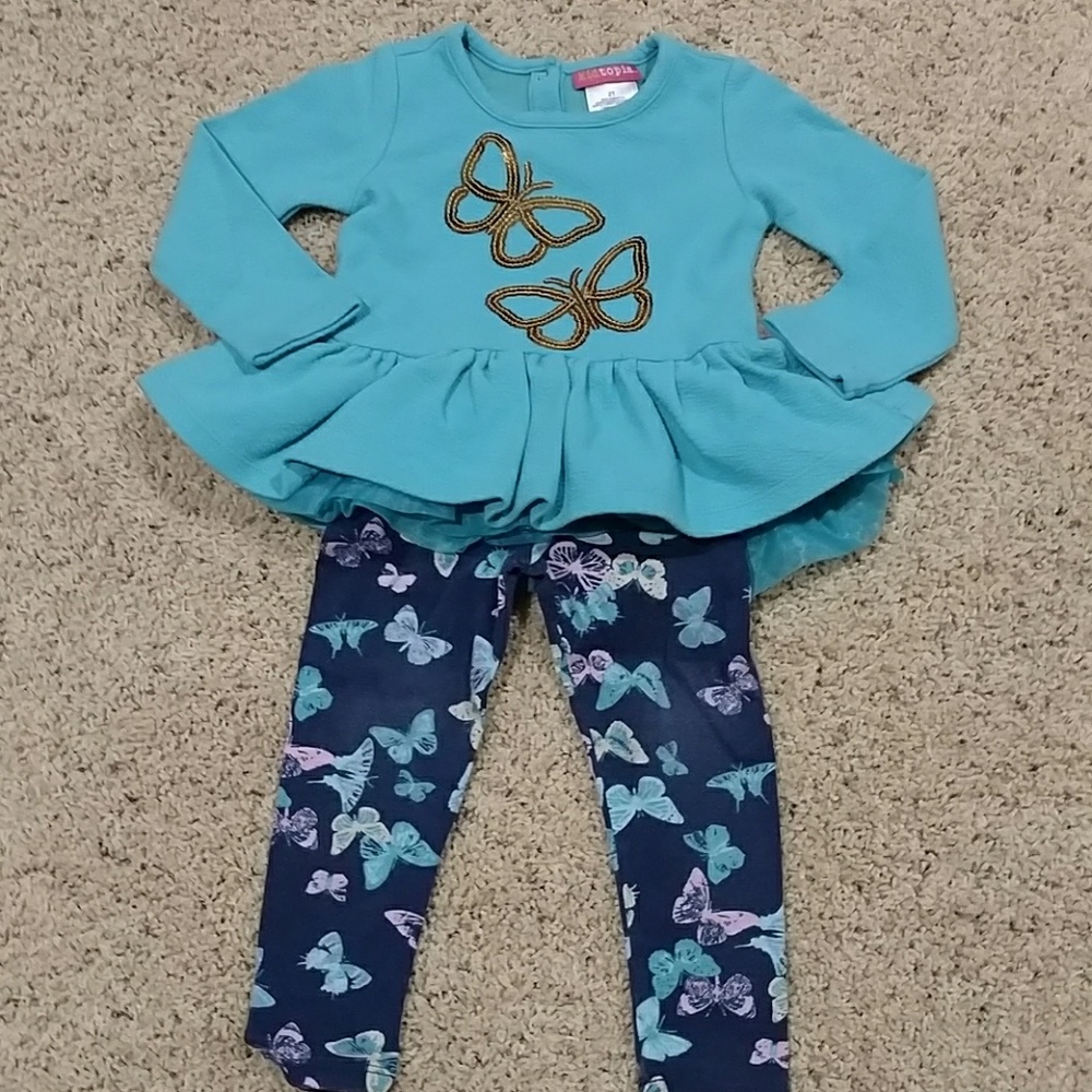 Long sleeve butterfly outfit